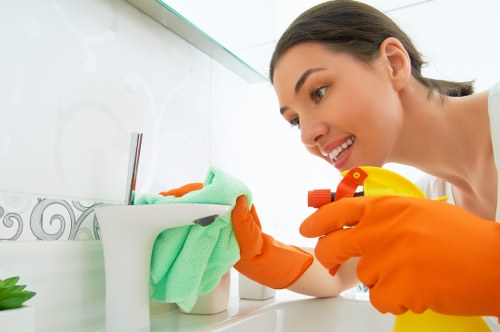 Professional carpet cleaning in a Merton retail or customer-facing space