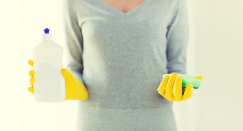 Deep cleaning of carpet tiles in a commercial property in Merton