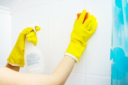 Commercial stain removal in a Merton business setting