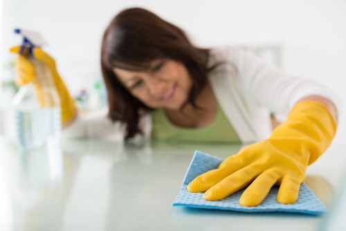 Local cleaners preparing a property in Merton for new occupants