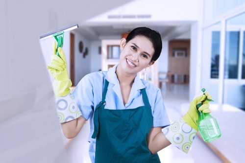 Office kitchen and washroom cleaning in a Merton business premises