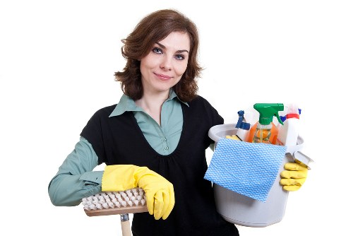Safety-focused carpet cleaning workflow in an occupied property